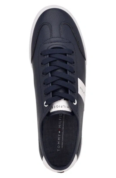 Tommy Hilfiger Men's Pandora Lace Up Low Top Sneakers In Navy/white