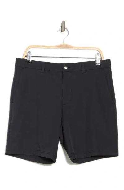 Callaway 9-inch Solid Flat Front Golf Shorts In Caviar