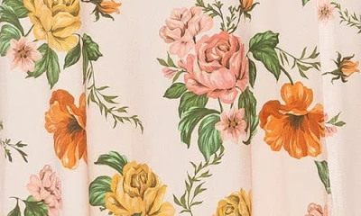 Alexia Admor Kennedy Ruched Slit Maxi Skirt In Vintage Florals