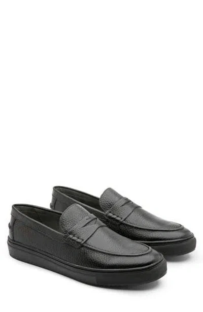 Gernie 22s Penny Loafer Sneaker In Black Garda