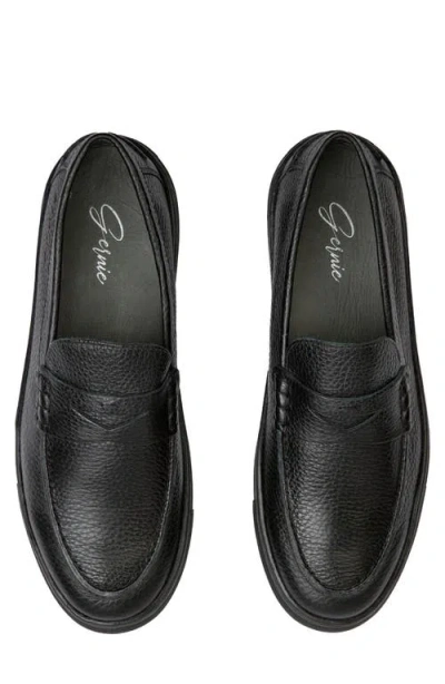 Gernie 22s Penny Loafer Sneaker In Black Garda