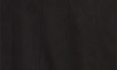 Jacquemus Fitted Black Dress With Pleated Skirt