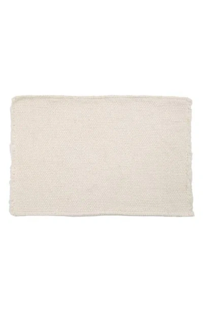 Pom Pom At Home Porter Set Of 4 Linen Blend Placemats In White