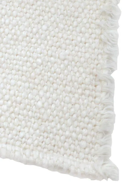 Pom Pom At Home Porter Set Of 4 Linen Blend Placemats In White