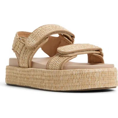 Call It Spring Mauii Platform Sandal In Natural