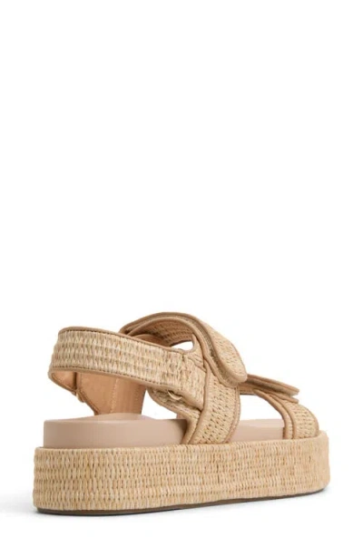 Call It Spring Mauii Platform Sandal In Natural