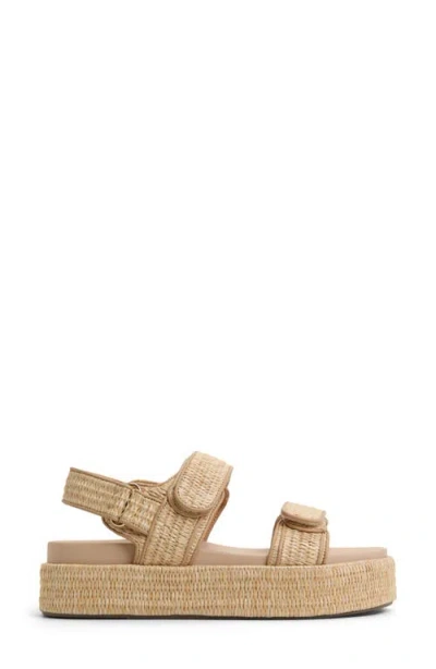 Call It Spring Mauii Platform Sandal In Natural