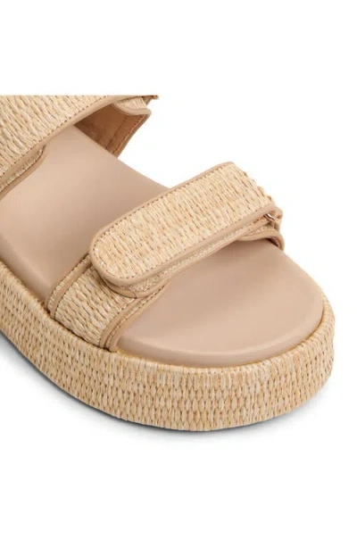 Call It Spring Mauii Platform Sandal In Natural