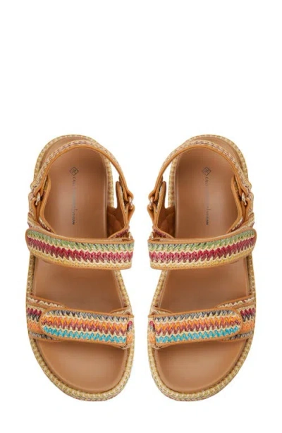 Call It Spring Mauii Platform Sandal In Natural Multicolor