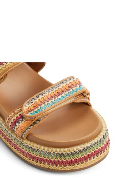 Call It Spring Mauii Platform Sandal In Natural Multicolor