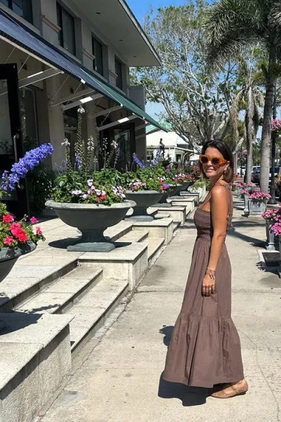 Omika Adley Maxi In Solid Fawn