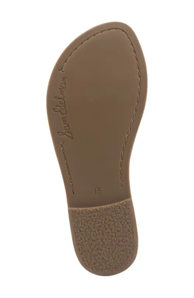 Sam Edelman Gigi Flower Sandals In White