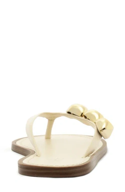 Arezzo Women's Sunny Round Toe Flat Sandals In Panacota