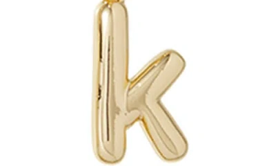 Roxanne Assoulin The Puffy Initial Pendant Necklace In Gold K