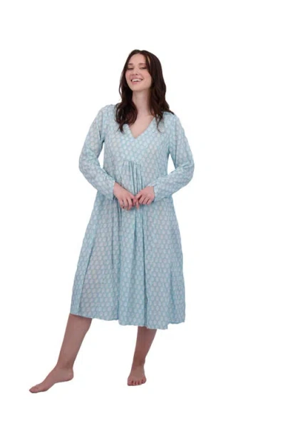 Mer St. Barth "le Reve" St Barth Caftan Seafoam Booty In Blue