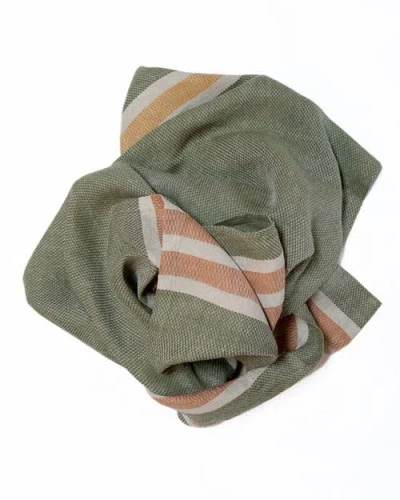 Mungo The Flax Towel In Moss