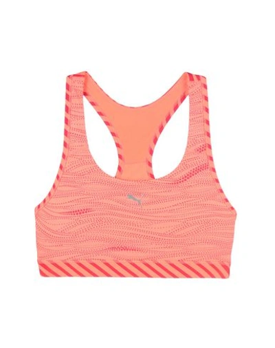 Puma Sports Bras And Performance Tops In Coral