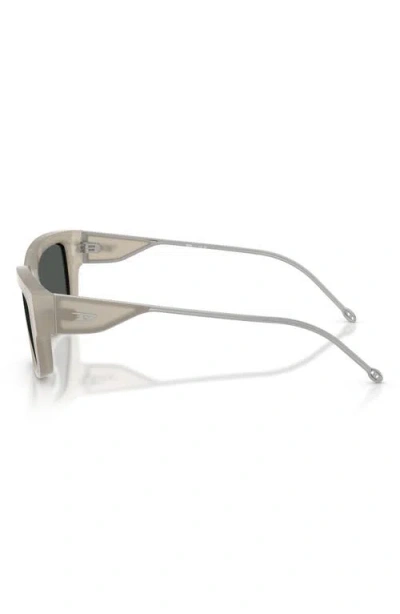 Diesel ® Geck-d 56mm Rectangular Sunglasses In Gray