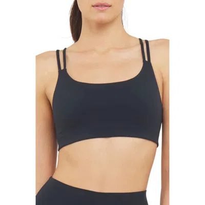 Spanx Be Zero Impact Bra In Very Black