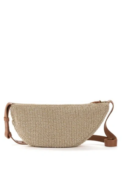 The Sak Tess Large Sling Bag In Bamboo Static
