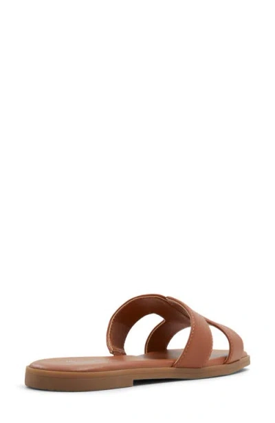 Call It Spring Haylee Slide Sandal In Cognac