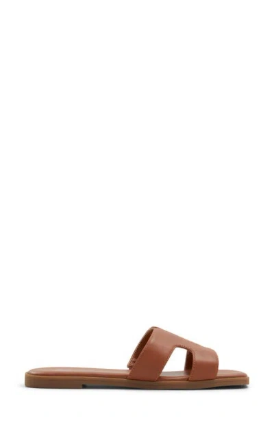 Call It Spring Haylee Slide Sandal In Cognac