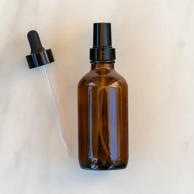 A Bar Above Cocktail Atomizer & Eye Dropper Spray Bottle Set, 4 oz Brown In Brown