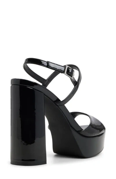 Call It Spring Fiercee Slingback Platform Sandal In Black