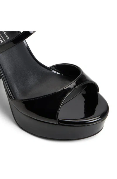 Call It Spring Fiercee Slingback Platform Sandal In Black