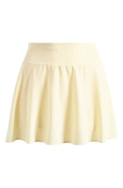 Zella All Sport High Waist Skirt In Yellow Flan