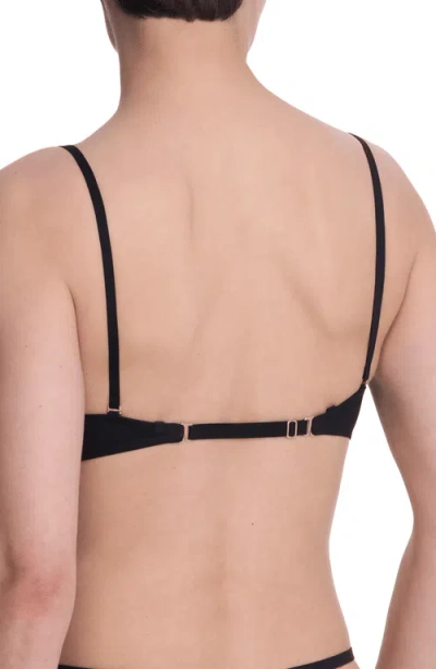 Natori Bliss T-shirt Bra Women's Black Convertible Adjustable Strap Buu992 In Black