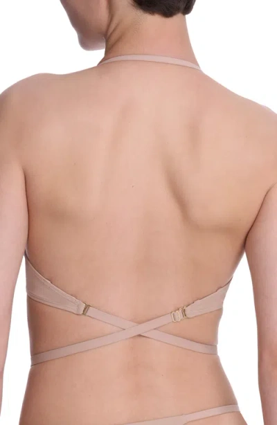 Natori Verge Convertible Plunge Bra In Cafe