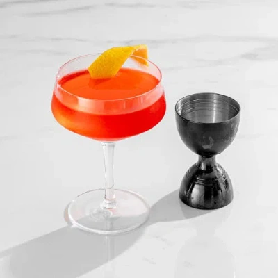 A Bar Above Black Bell Cocktail Jigger In Black