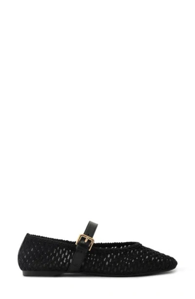 Arezzo Abby Ballet Flat In Black