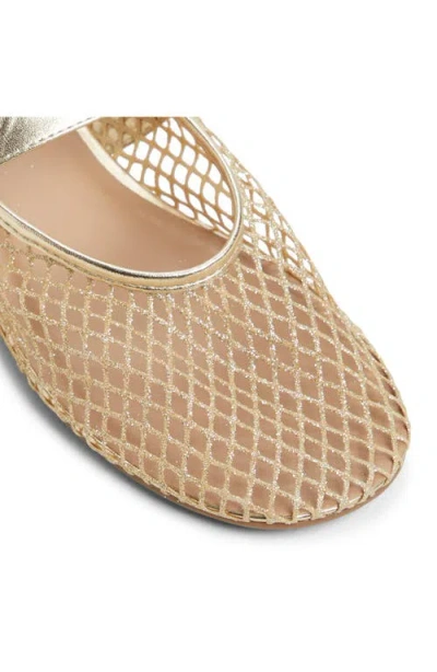 Call It Spring Elyiaa Net Mary Jane Flat In Gold