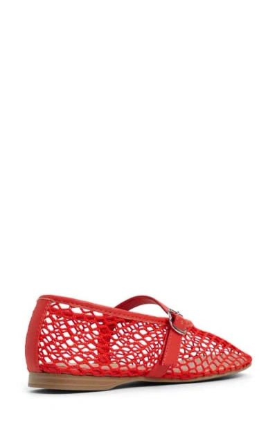 Call It Spring Elyiaa Net Mary Jane Flat In Red
