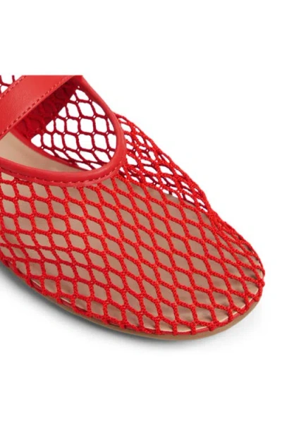 Call It Spring Elyiaa Net Mary Jane Flat In Red