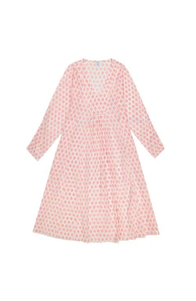 Mer St. Barth "le Reve" St Barth Caftan Pink Booty In Pink