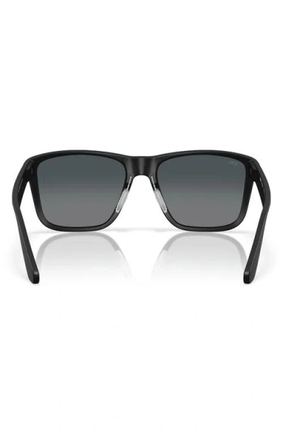 Costa Del Mar 59mm Polarized Rectangular Sunglasses In Blue