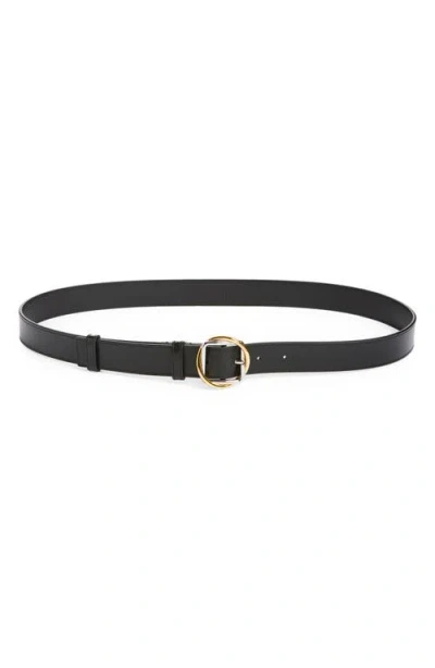 Jacquemus La Ceinture Salon Leather Belt In Black