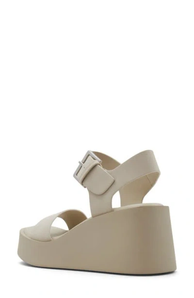 Call It Spring Merisa Platform Wedge Sandal In Light Grey
