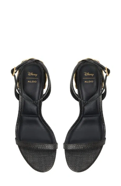 Aldo X Disney Women's Ursulaheel Two-piece Dress Sandals In Black