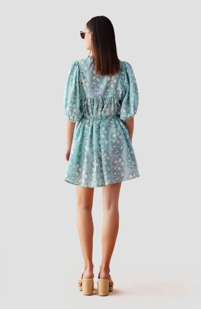 Omika Wren Mini Dress In Millie Bora Bora In Millie Bora Bora