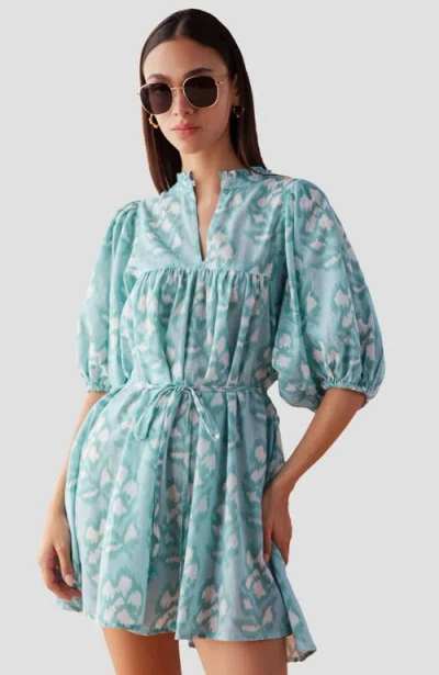 Omika Wren Mini Dress In Millie Bora Bora In Millie Bora Bora