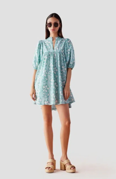 Omika Wren Mini Dress In Millie Bora Bora In Millie Bora Bora
