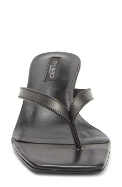 Tony Bianco Topaz Flip Flop In Black Como