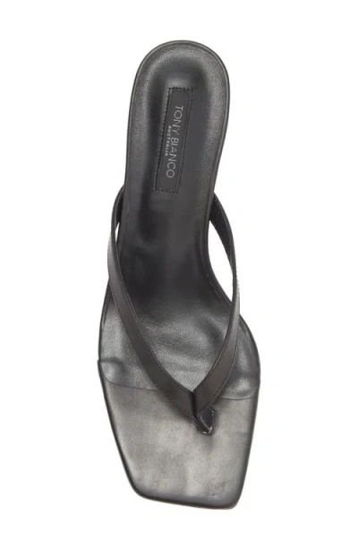 Tony Bianco Topaz Flip Flop In Black Como