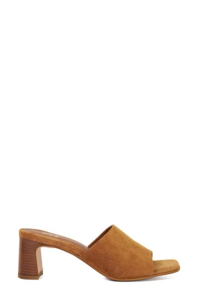 Dune London Jule Slide Sandal In Tan