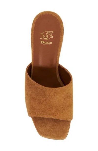Dune London Jule Slide Sandal In Tan