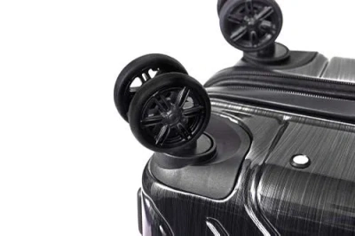 Nonstop New York Elite 3-piece Expandable Spinner Luggage Set And 3-piece Packing Cube Set In Charcoal